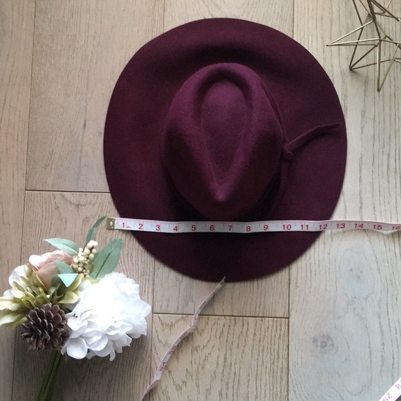 the hatter company Accessories - Incognito burgundy fedora hat